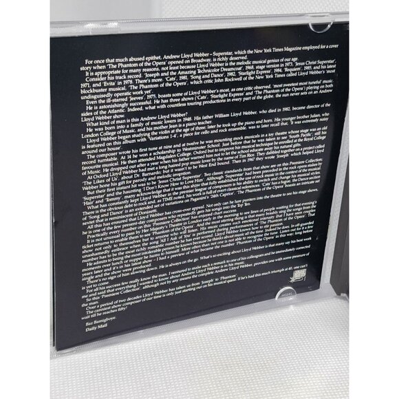 The Premiere Collection: The Best of Andrew Lloyd Webber Music CD – No Scratches - Picture 10 of 10